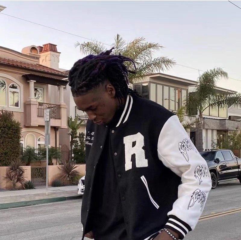 Revenge Jacket - Vintage Skull Embroidery Varsity  