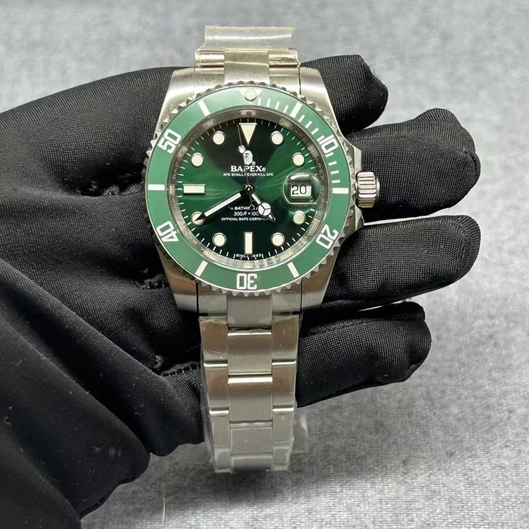 Type 1 Homage Timepiece - BAPEX Ceramic Automatic Watch - Green