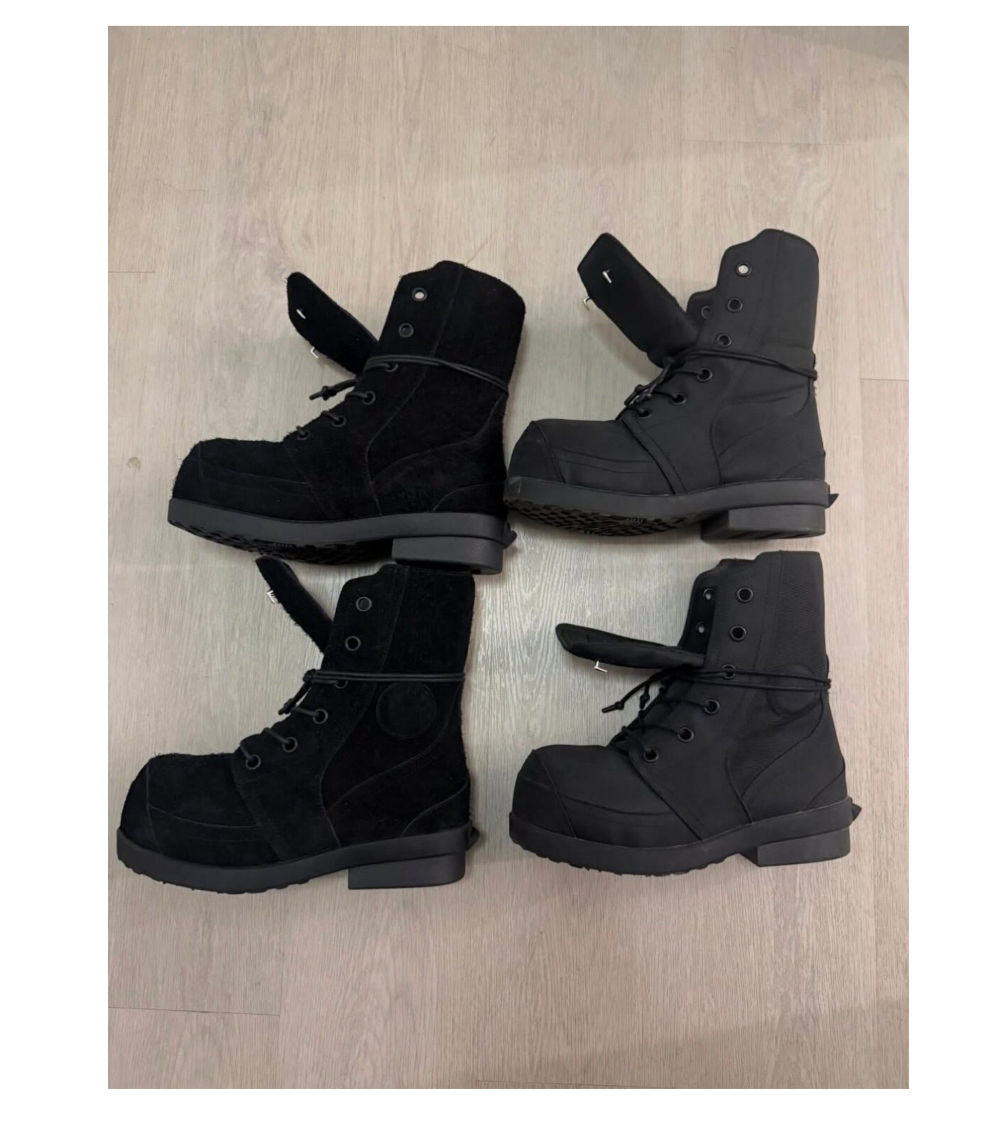 BAZO_1199 Bunny Boots - UDG Distressed Suede & Top-Grain Leather 