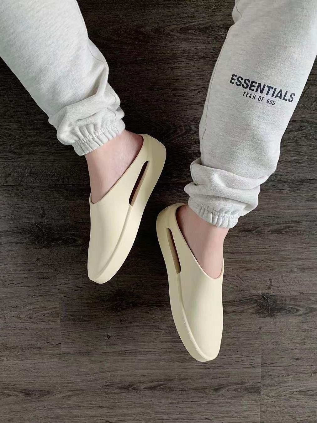 FOG Essential Slip-On Mule - Minimalist Earth Tone Slide 