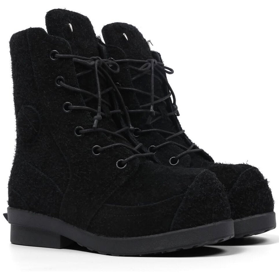 BAZO_1199 Bunny Boots - UDG Distressed Suede & Top-Grain Leather 