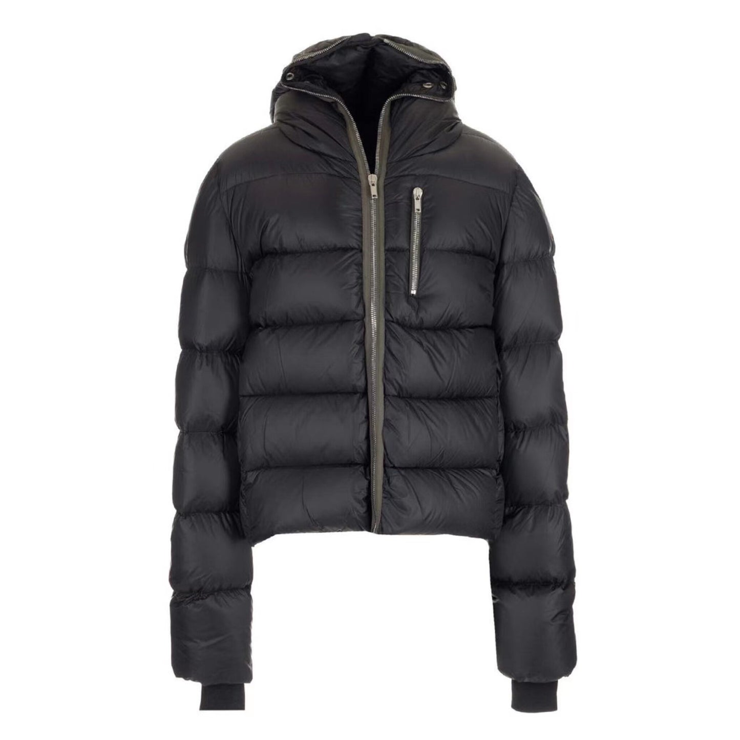 FROM THE STREET RO Masked Puffer Coat – Zip-Up Hooded Down Jacket Unisex 