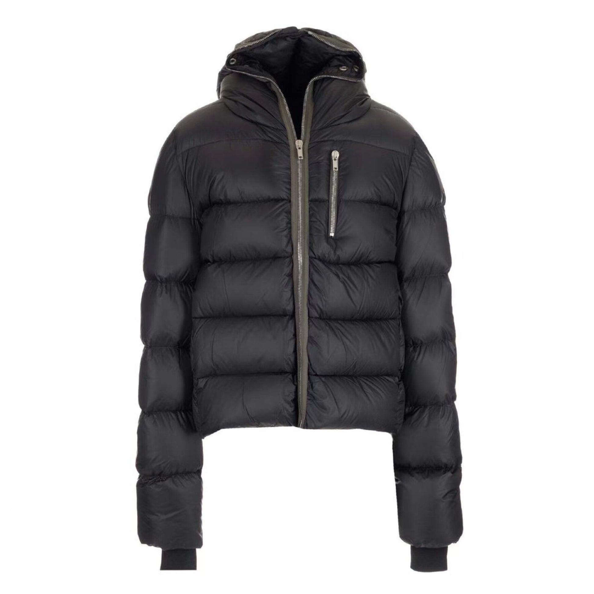 FROM THE STREET RO Masked Puffer Coat – Zip-Up Hooded Down Jacket Unisex 