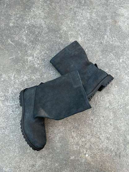 Revised Telfar Mid Pull On Boot - Wheat Italian Leather Platform 