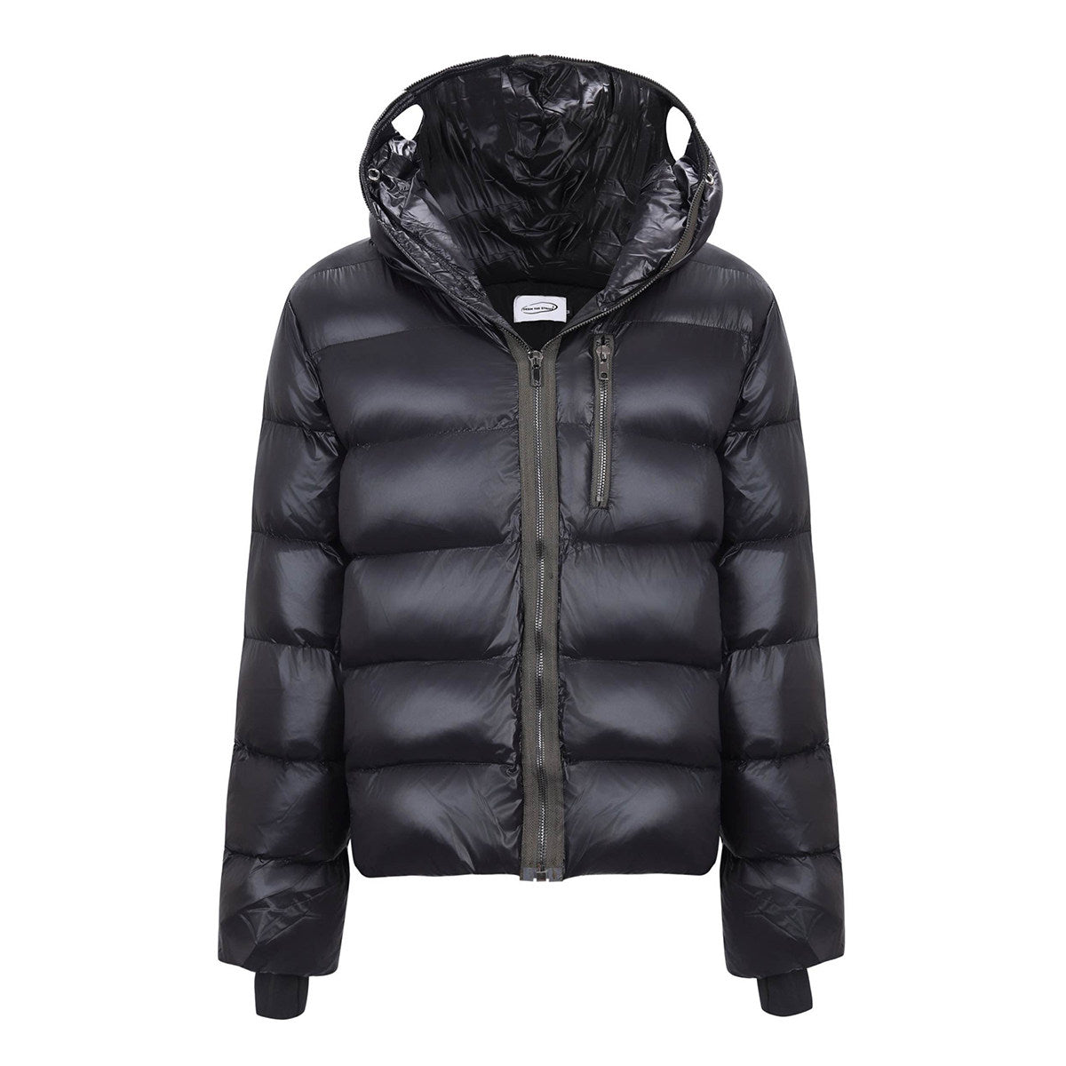 FROM THE STREET RO Masked Puffer Coat – Zip-Up Hooded Down Jacket Unisex 