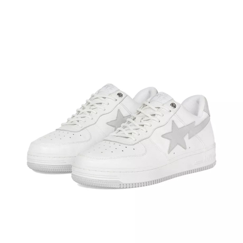 Bape Sta Low Silhouette - Black Patent Leather Skate Sneakers  Order with colors / Off-White & Grey JJJJ Collab
