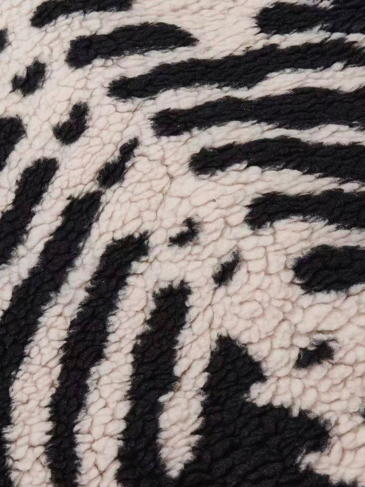 Remake Bone Boa Fleece Jacket - KAPITAL Reversible Skeleton Sherpa Zip Coat