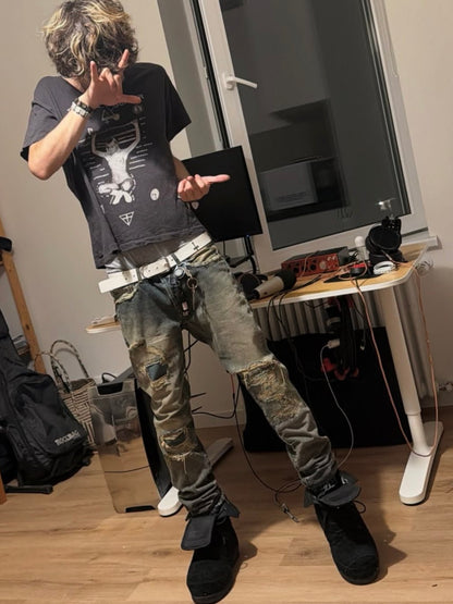 BAZO_1199 Bunny Boots - UDG Distressed Suede & Top-Grain Leather 