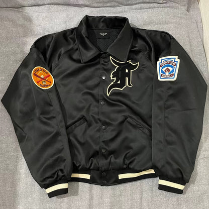 FOG Satin Manuel Bomber Jacket - Fifth Season Cropped Fit - donclickin