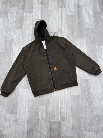 Revised Carhartt Vintage J130 / J25 Sandstone Active Jacket - Washed Canvas  