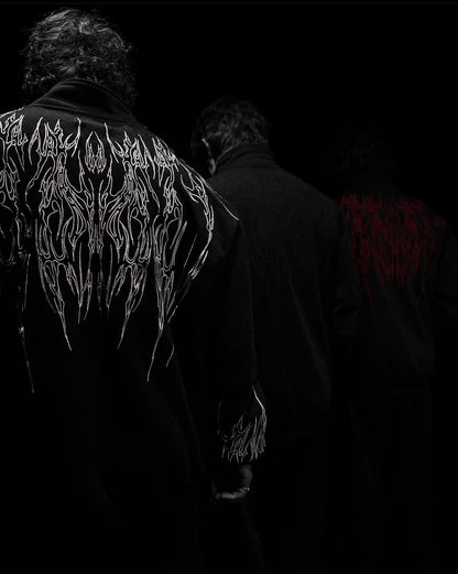 Breathedivinity Heavyweight Embroidered Track Jacket - Stand Collar