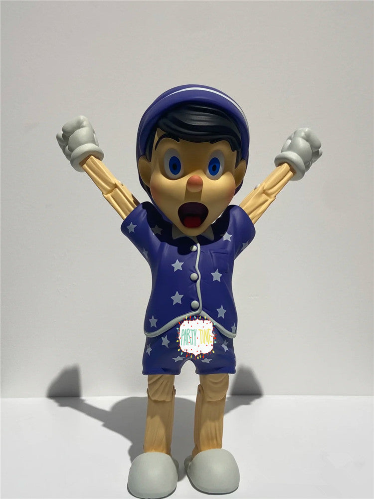 Mighty jaxx first kiss Wood Boy Art Toy - Valentine's Day Limited Edition Figure