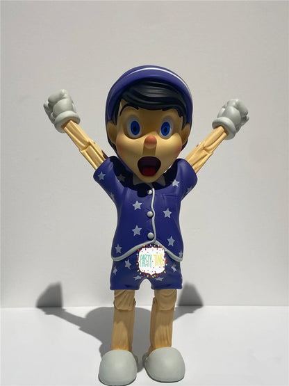 Mighty jaxx first kiss Wood Boy Art Toy - Valentine's Day Limited Edition Figure