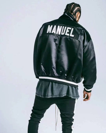 FOG Satin Manuel Bomber Jacket - Fifth Season Cropped Fit - donclickin