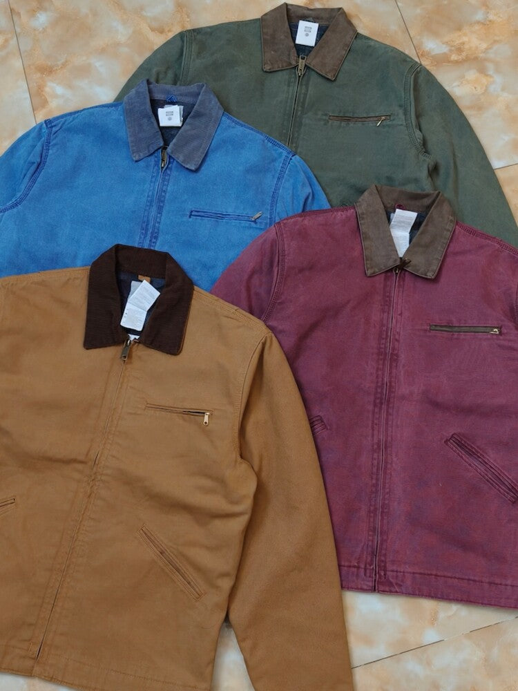 Revised Carhartt Detroit Work Jacket - Vintage Washed Heavyweight Canvas -  donclickin