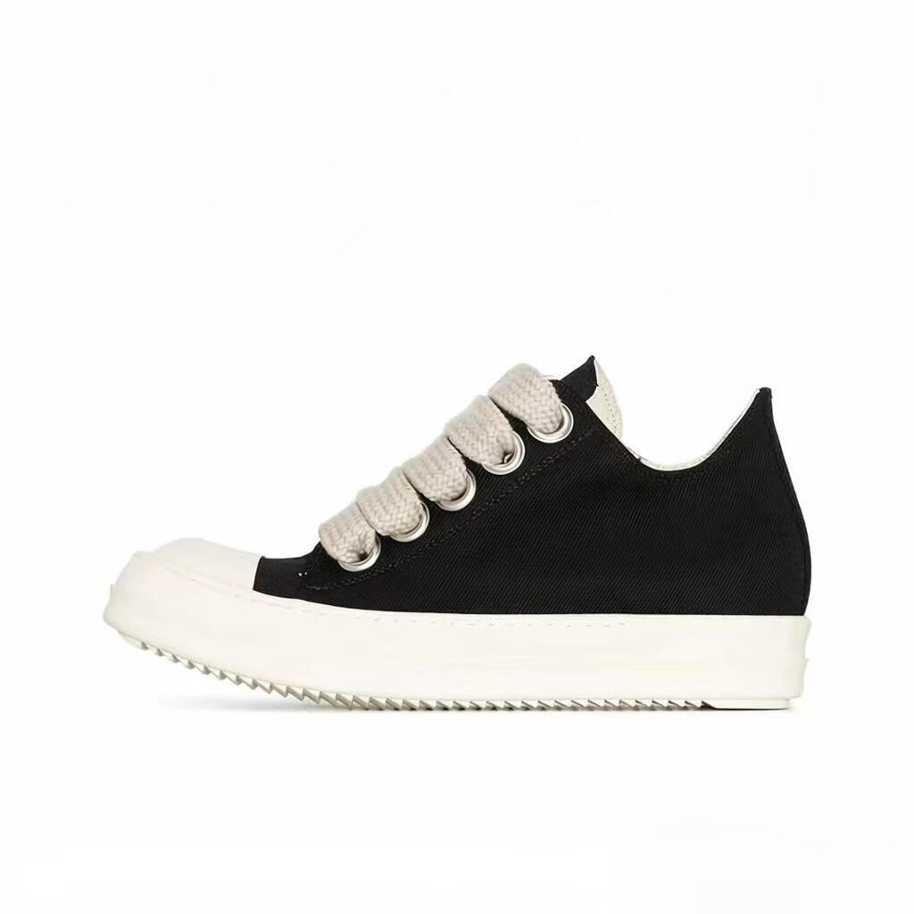 RO Mainline Leather Low Sneaker - RICK OWENS Vanilla Sole -  donclickin
