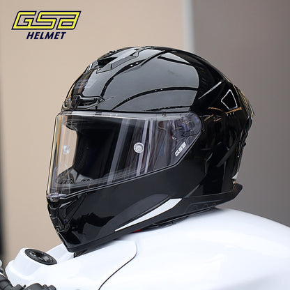 GSB G-361 Full Face Motorcycle Helmet - Urban Racing Aerodynamic Shell -  donclickin