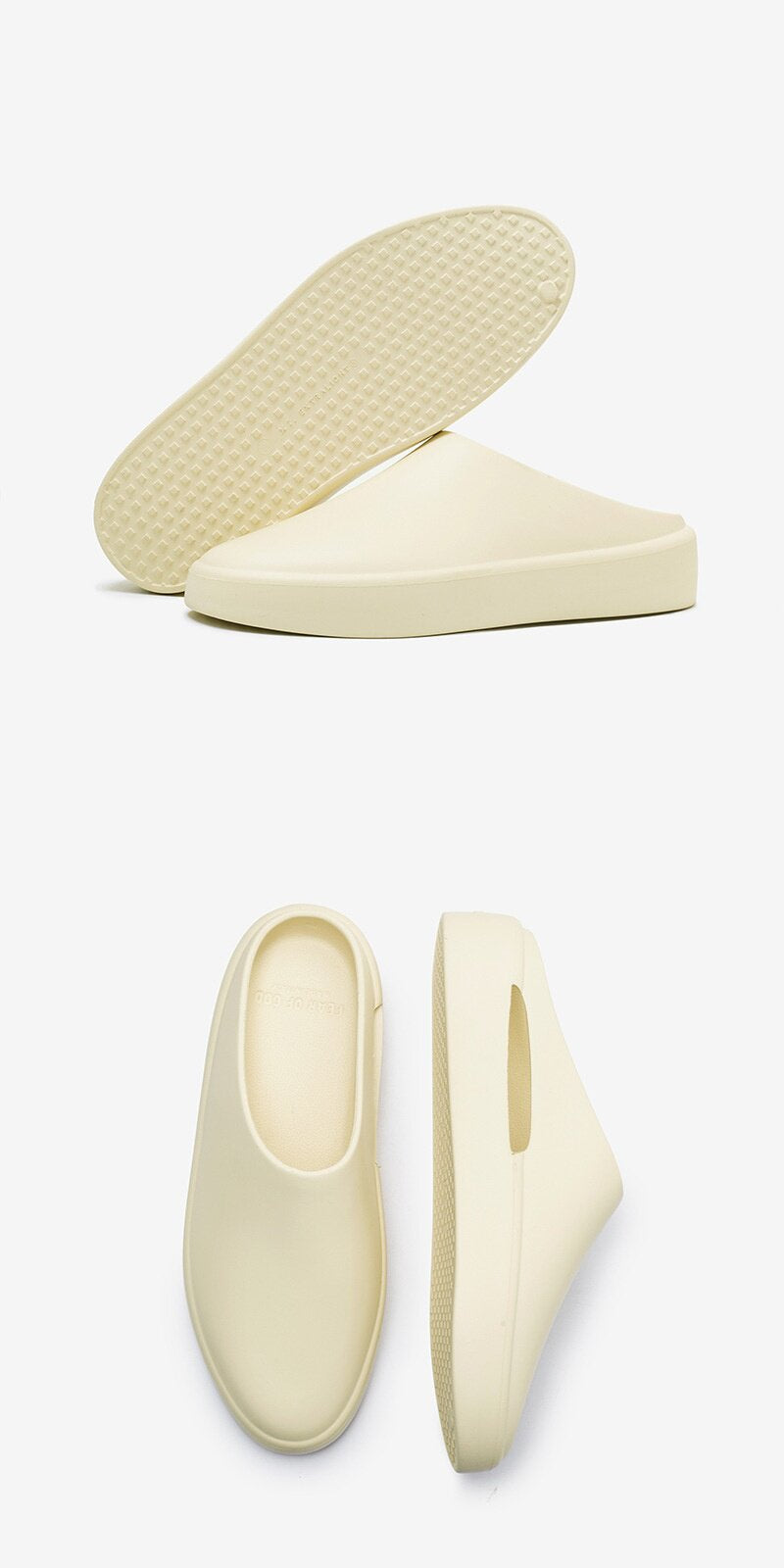 FOG Essential Slip-On Mule - Minimalist Earth Tone Slide 