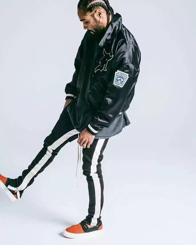 FOG Satin Manuel Bomber Jacket - Fifth Season Cropped Fit - donclickin
