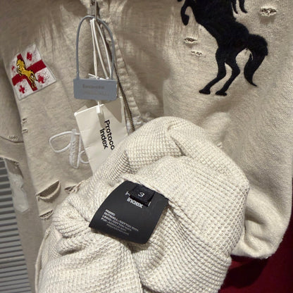 Revised Protocol Index Hoodie - Vintage Washed Distressed Warhorse Jacket 
