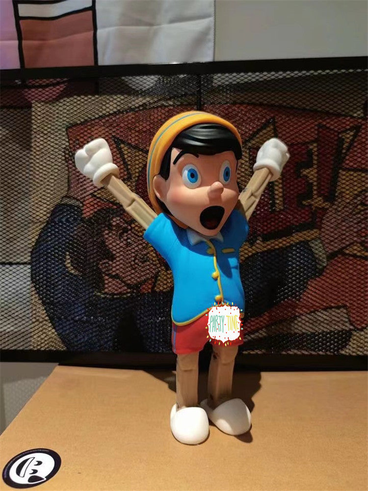 Mighty jaxx first kiss Wood Boy Art Toy - Valentine's Day Limited Edition Figure