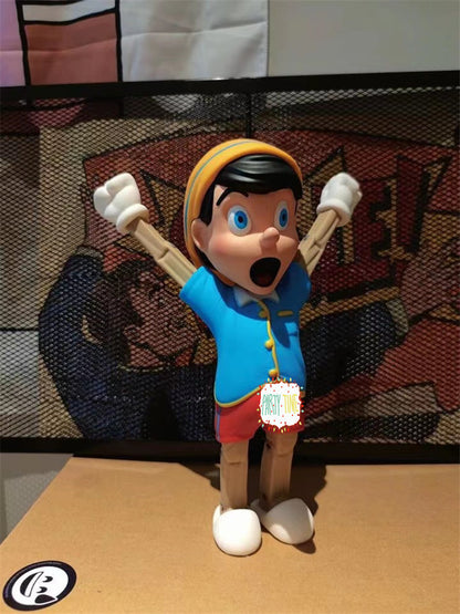 Mighty jaxx first kiss Wood Boy Art Toy - Valentine's Day Limited Edition Figure