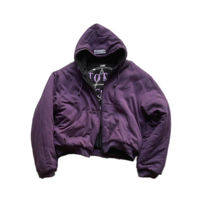 Revised Vetements 16FW TFD & Gun Club Reversible Bomber Jacket 