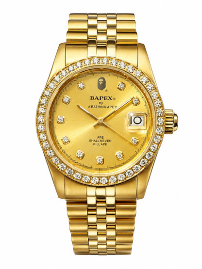 Type 7 BAPEX Watch - Iced Out Automatic Mechanical Watch 