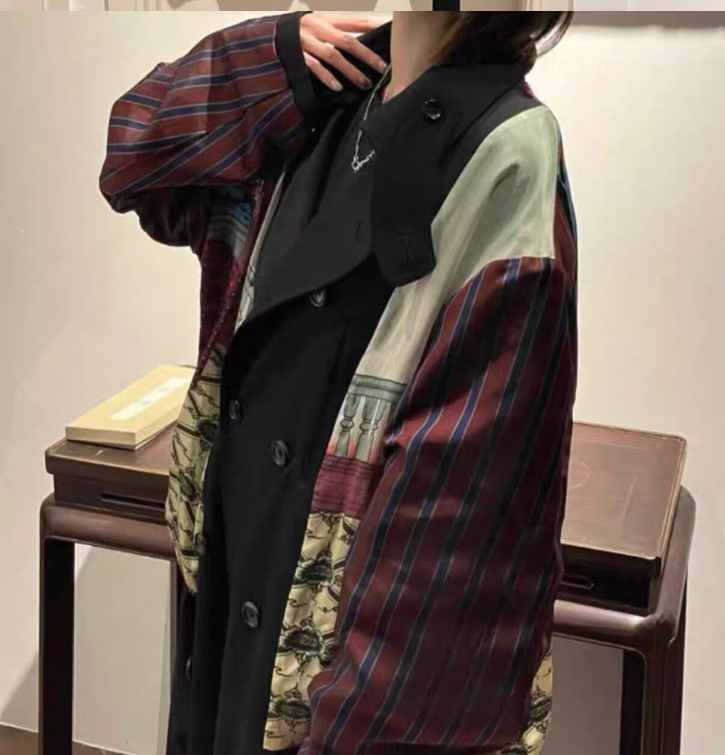 Revised Yohji 21AW Rokumeikan Archive - Reversible Wool Coat donclickin
