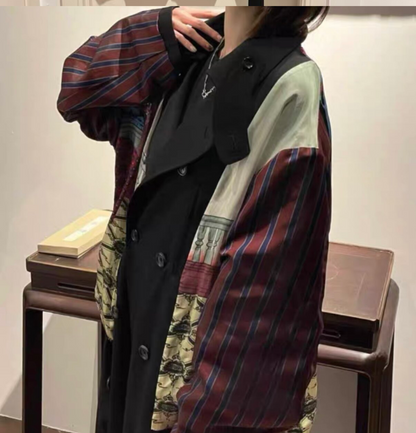 Revised Yohji 21AW Rokumeikan Archive - Reversible Wool Coat donclickin