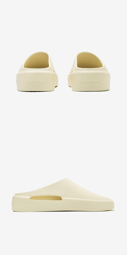 FOG Essential Slip-On Mule - Minimalist Earth Tone Slide 