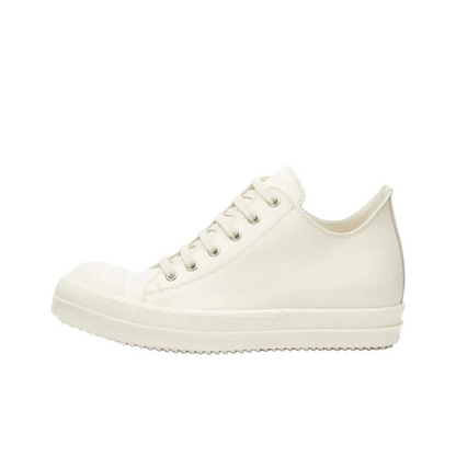 RO Mainline Leather Low Sneaker - RICK OWENS Vanilla Sole -  donclickin