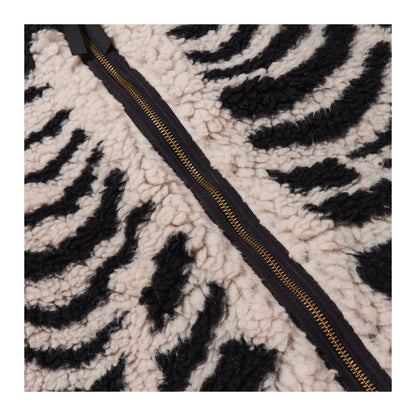 Remake Bone Boa Fleece Jacket - KAPITAL Reversible Skeleton Sherpa Zip Coat