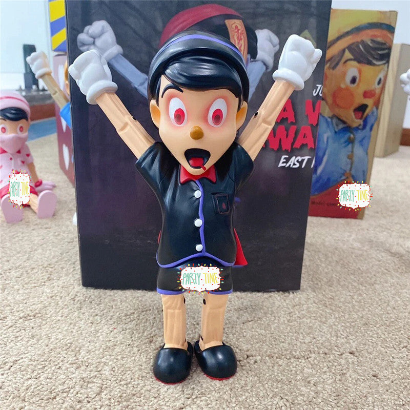 Mighty jaxx first kiss Wood Boy Art Toy - Valentine's Day Limited Edition Figure