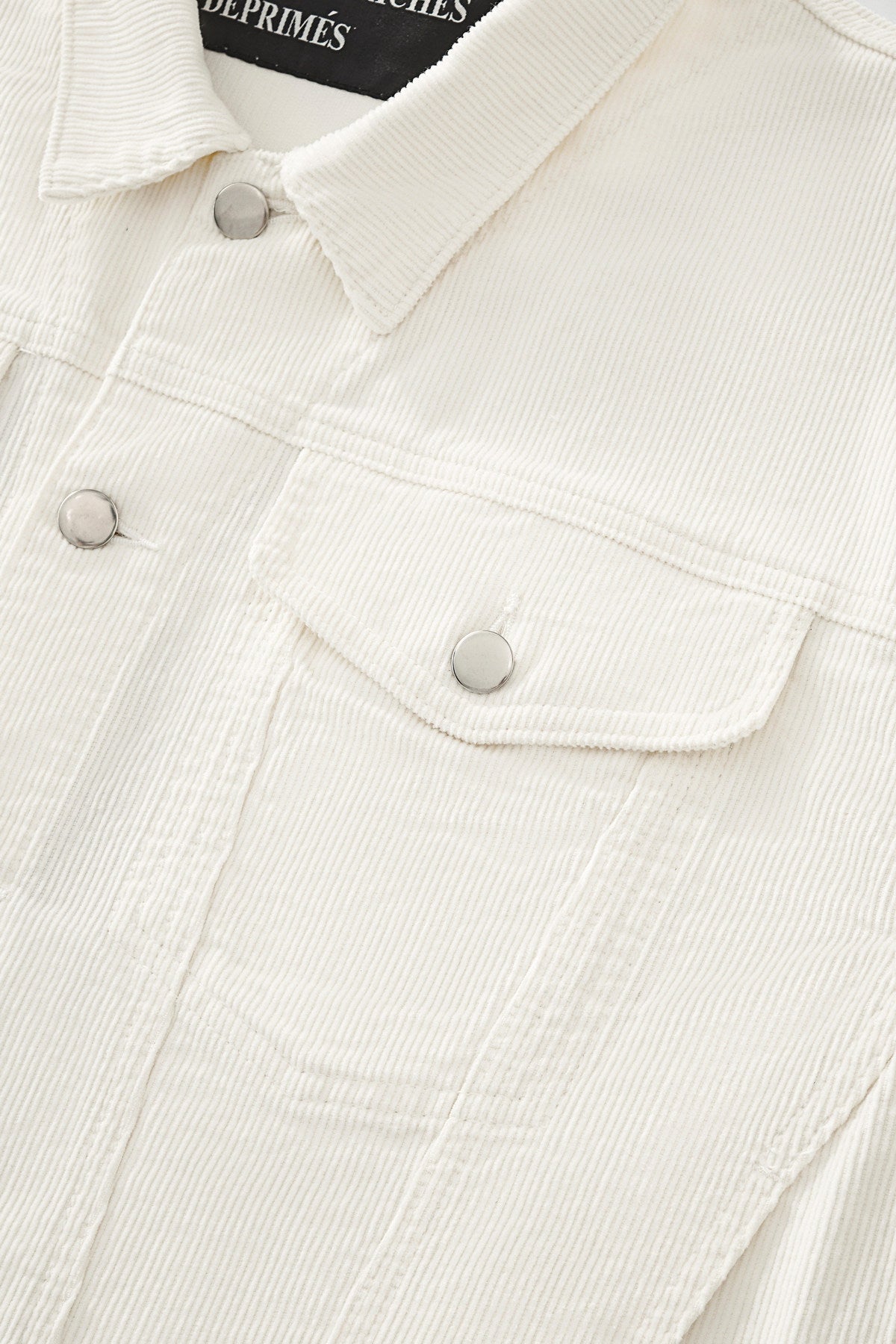 Archive ERD 16SS Style Jacket - Dancer Embroidery Corduroy Cropped Fit 