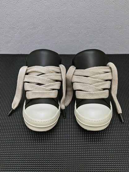 RO Jumbo Lace Padded Low Sneaker - Rick Owen Chunky Leather