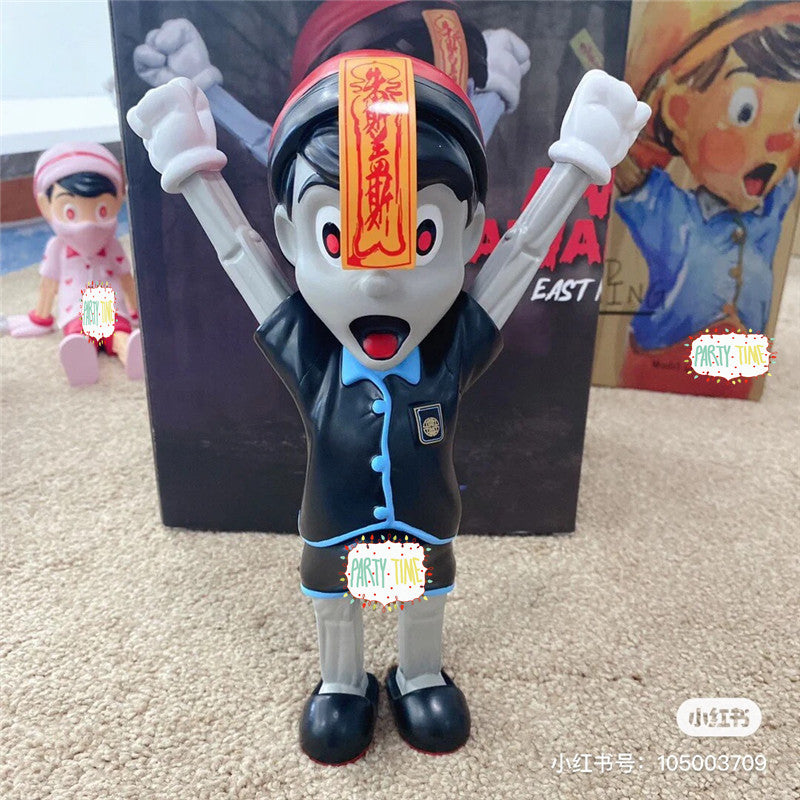Mighty jaxx first kiss Wood Boy Art Toy - Valentine's Day Limited Edition Figure