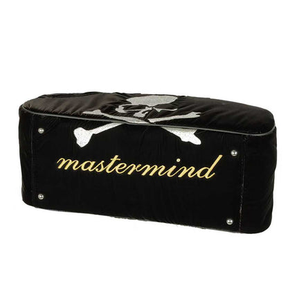 MMJ Mastermind Archive Velvet Skull Shoulder Bag - Darkwear Travel Duffle 