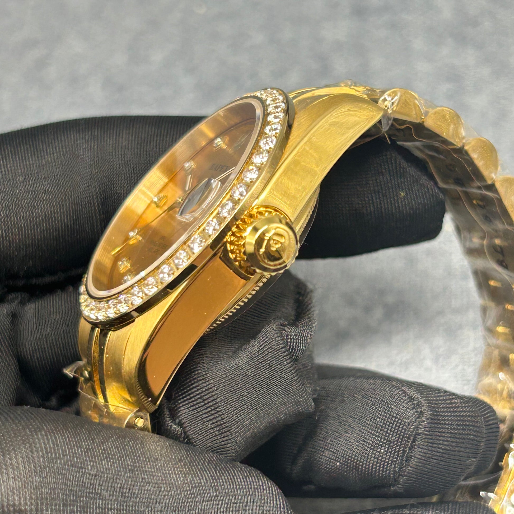 Type 7 BAPEX Watch - Iced Out Automatic Mechanical Watch 