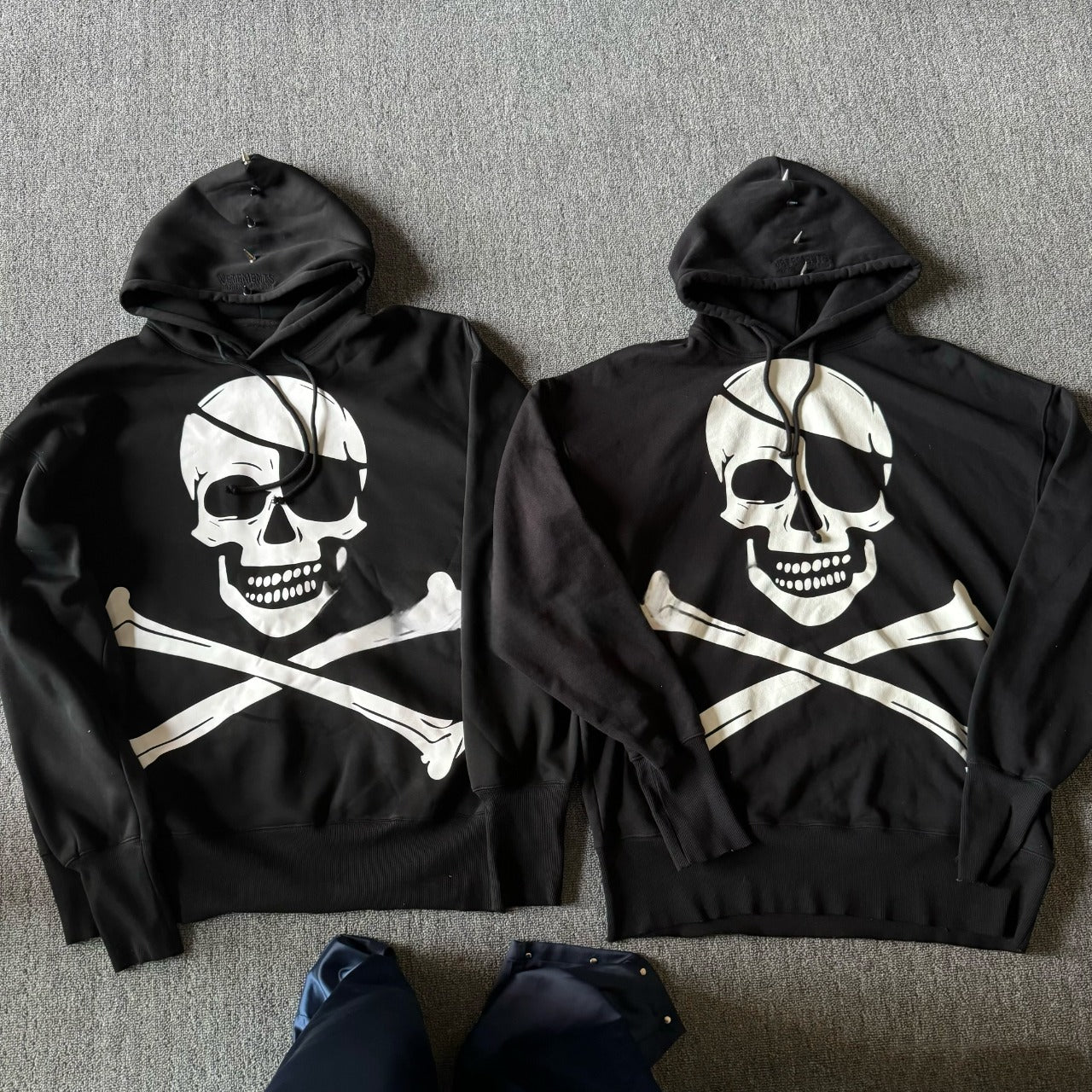 Revised Vetements Skeleton Hoodie - Archive Skull Print Oversized