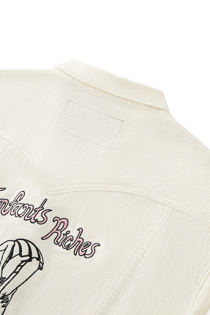 Archive ERD 16SS Style Jacket - Dancer Embroidery Corduroy Cropped Fit 