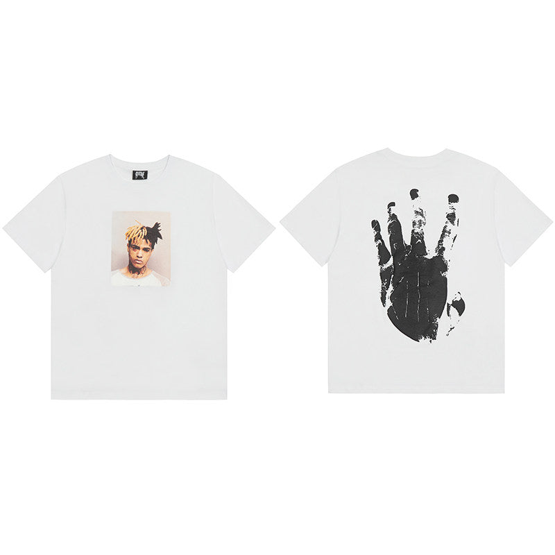 Revenge Graphic Tee - Smoke Skull Skeleton & Lightning XXX Oversized -   donclickin