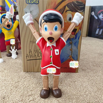 Mighty jaxx first kiss Wood Boy Art Toy - Valentine's Day Limited Edition Figure