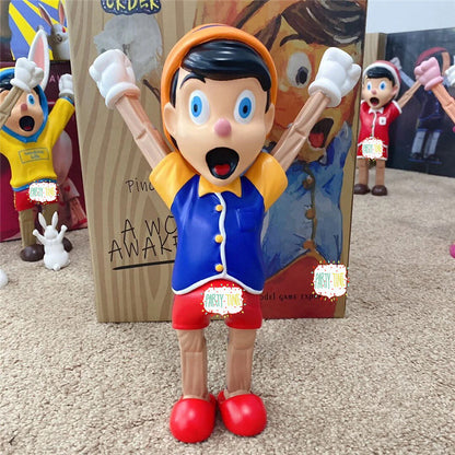 Mighty jaxx first kiss Wood Boy Art Toy - Valentine's Day Limited Edition Figure