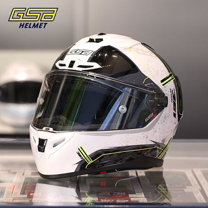 GSB G-361 Full Face Motorcycle Helmet - Urban Racing Aerodynamic Shell -  donclickin