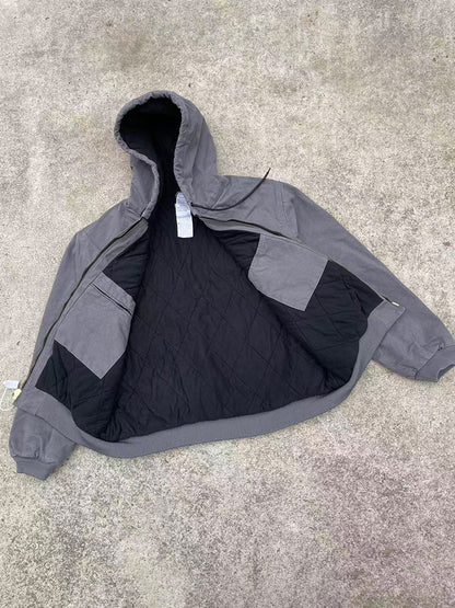 Revised Carhartt Vintage J130 / J25 Sandstone Active Jacket - Washed Canvas  