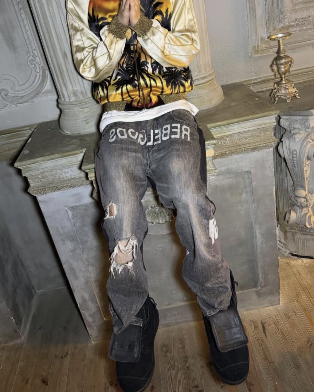 BAZO_1199 Bunny Boots - UDG Distressed Suede & Top-Grain Leather 