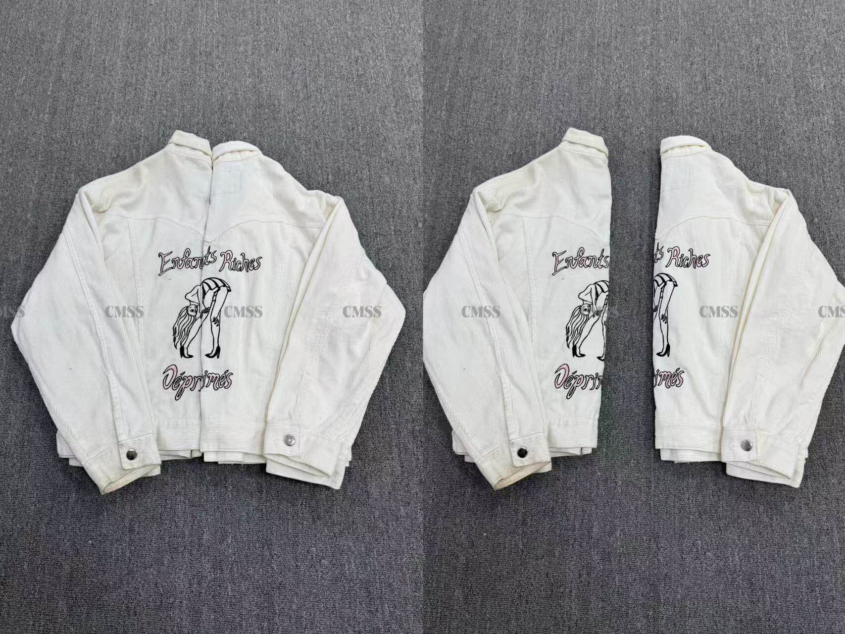 Archive ERD 16SS Style Jacket - Dancer Embroidery Corduroy Cropped Fit 