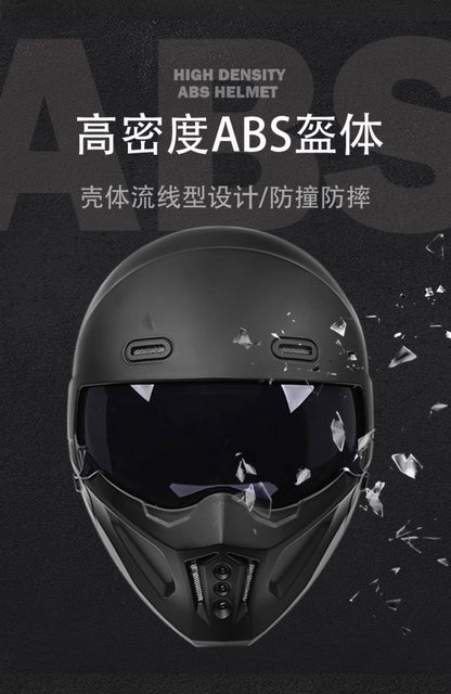 Shadow Scorpion - Motorcycle Full Face Helmet Harley Cruiser Bike Class A 3C DOT