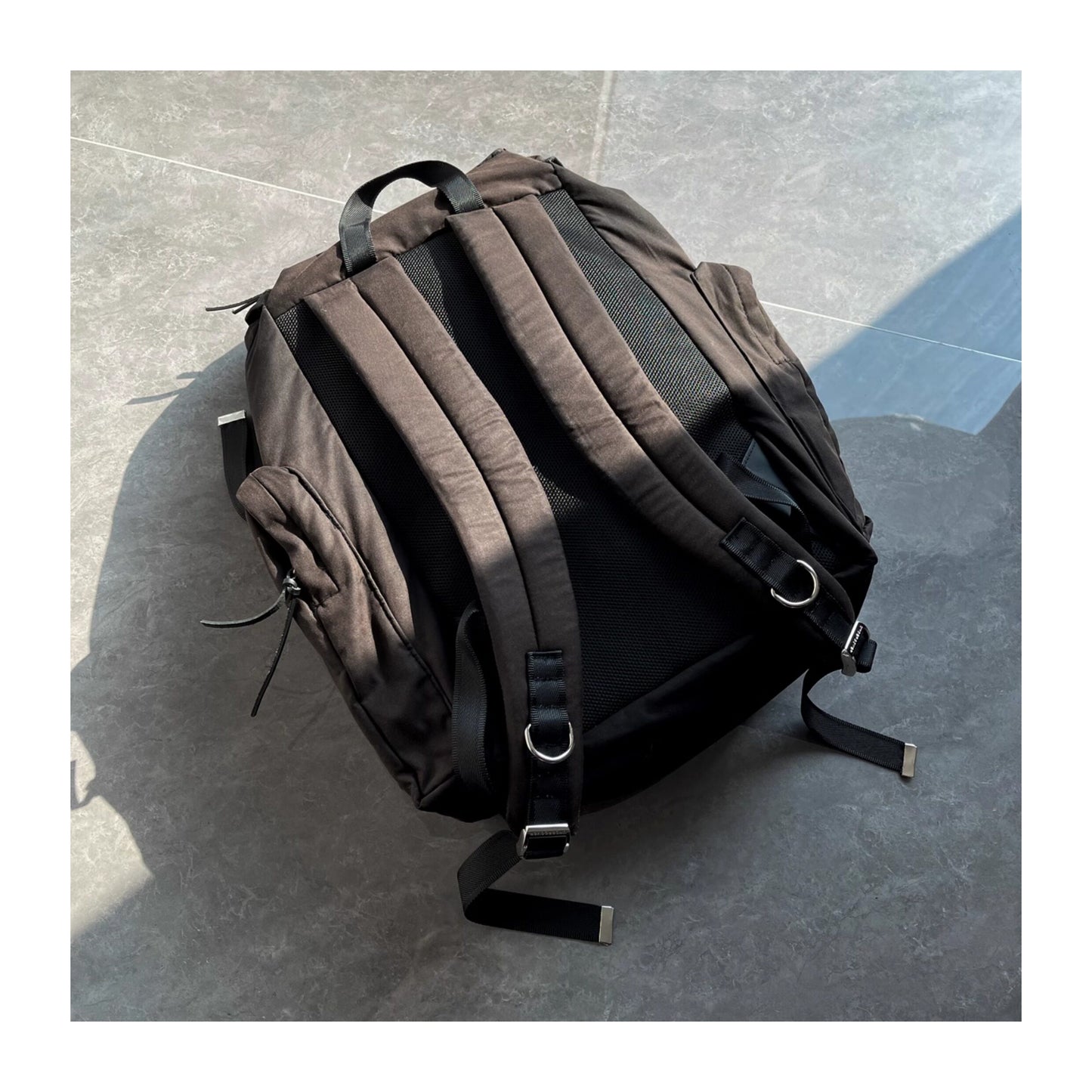 Revised Undercover 09AW Archive Backpack - Ripple Effect Distressed  